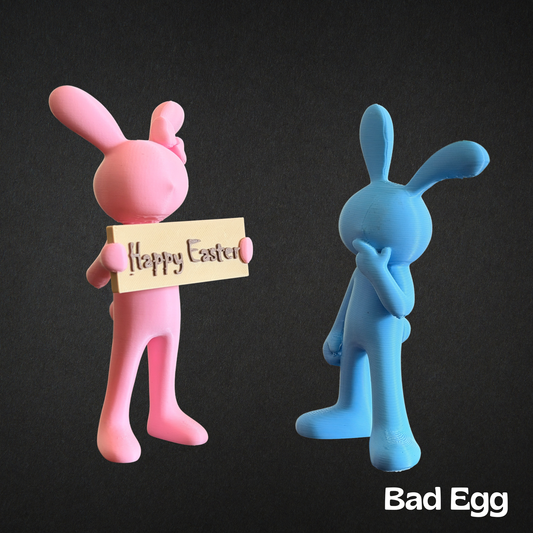 Bad Egg Messenger Bunny — Say It With a Bunny