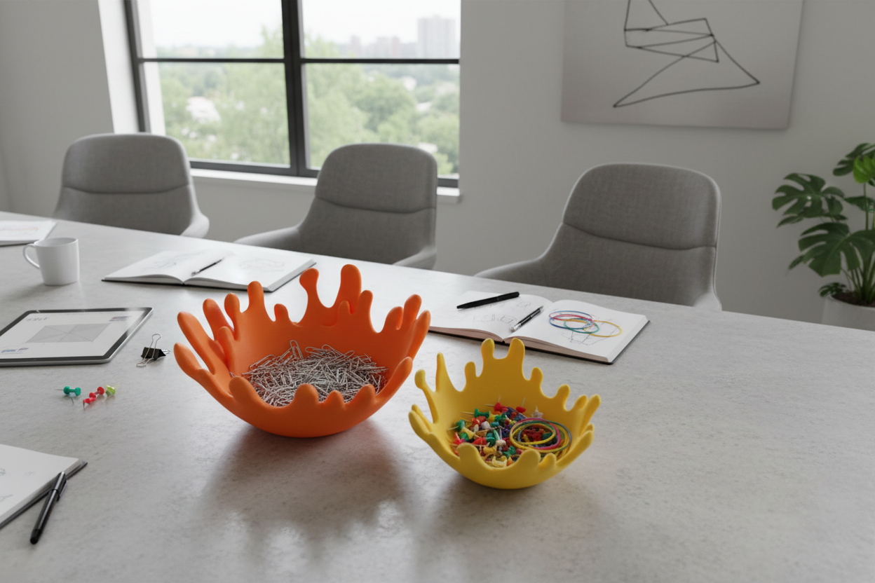 Drip Bowls in Casual Boardroom - Fewer Bowls